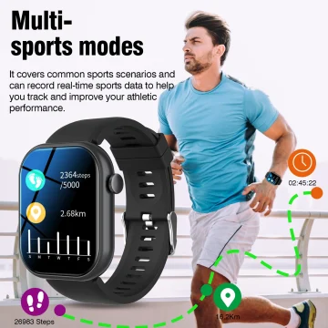 Fashion Smartwatch Full Touchscreen Wireless Call 2