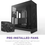 Large Dual Chamber Atx Mid Tower Airflow PC Case with 3 | PricZone