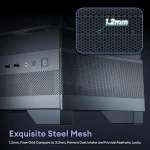 Atx Mid Tower PC Case with Panoramic Tempered Glass 3 | PricZone