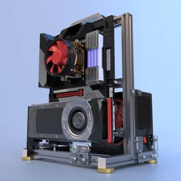Diy Open Frame PC Chassis Aluminum Computer Case for Atx 1 | PricZone