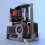 Diy Open Frame PC Chassis Aluminum Computer Case for Atx