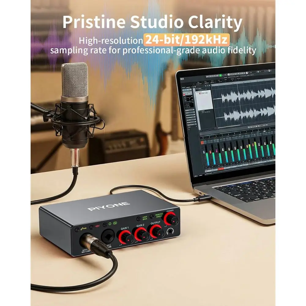 Dual-Channel 24-Bit/192Khz Audio Interface 8