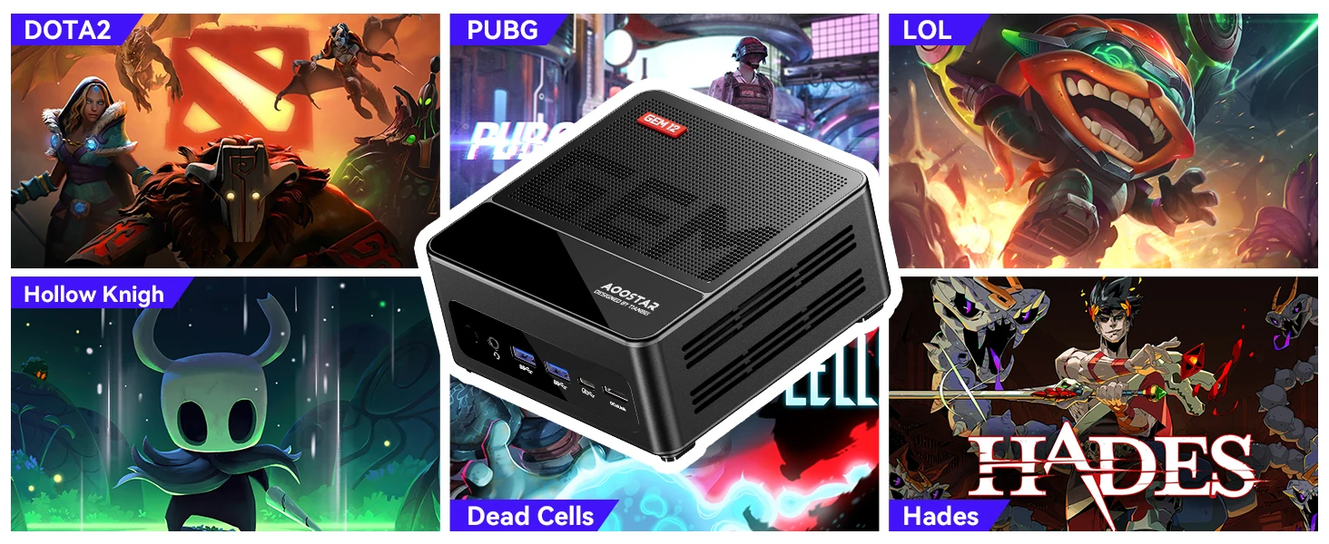 AOOSTAR GEM12 MAX Ryzen 7 Barebone Mini PC 11