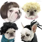Funny Dog Cosplay Wig Fashion Headwear Apparel Toy Pet 2 | PricZone