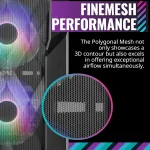 Td500V2 Kgnn S00 Atx Mid Tower Case with Polygonal Mesh 2 | PricZone