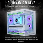 Compact Atx Mid Tower Airflow Computer Case with Panoramic 2 | PricZone