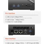 FIREBAT AM02 Mini PC Ryzen 5 6600H 16GB 512GB 6 | PricZone