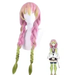 Japanese Anime Character Mitsuri Kanroji Cosplay Kimono Wig 6 | PricZone