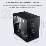 Compact Atx Mid Tower PC Case with Panoramic View High 3 | PricZone