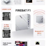 Firebat F1 PC Amd Ryzen 7 H255 Lpddr5 16Gb RAM M2 Pcie 1 | PricZone