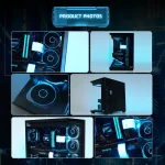 Yeah Magic Sword V 270° Column Free Panoramic View Atx PC 5 | PricZone