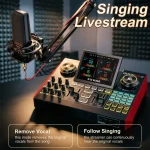 Studio Audio Mixer Sound Card with Microphone Kit 12 1 | PricZone Studio Audio Mixer Sound Card with Microphone Kit 12 1 | PricZone