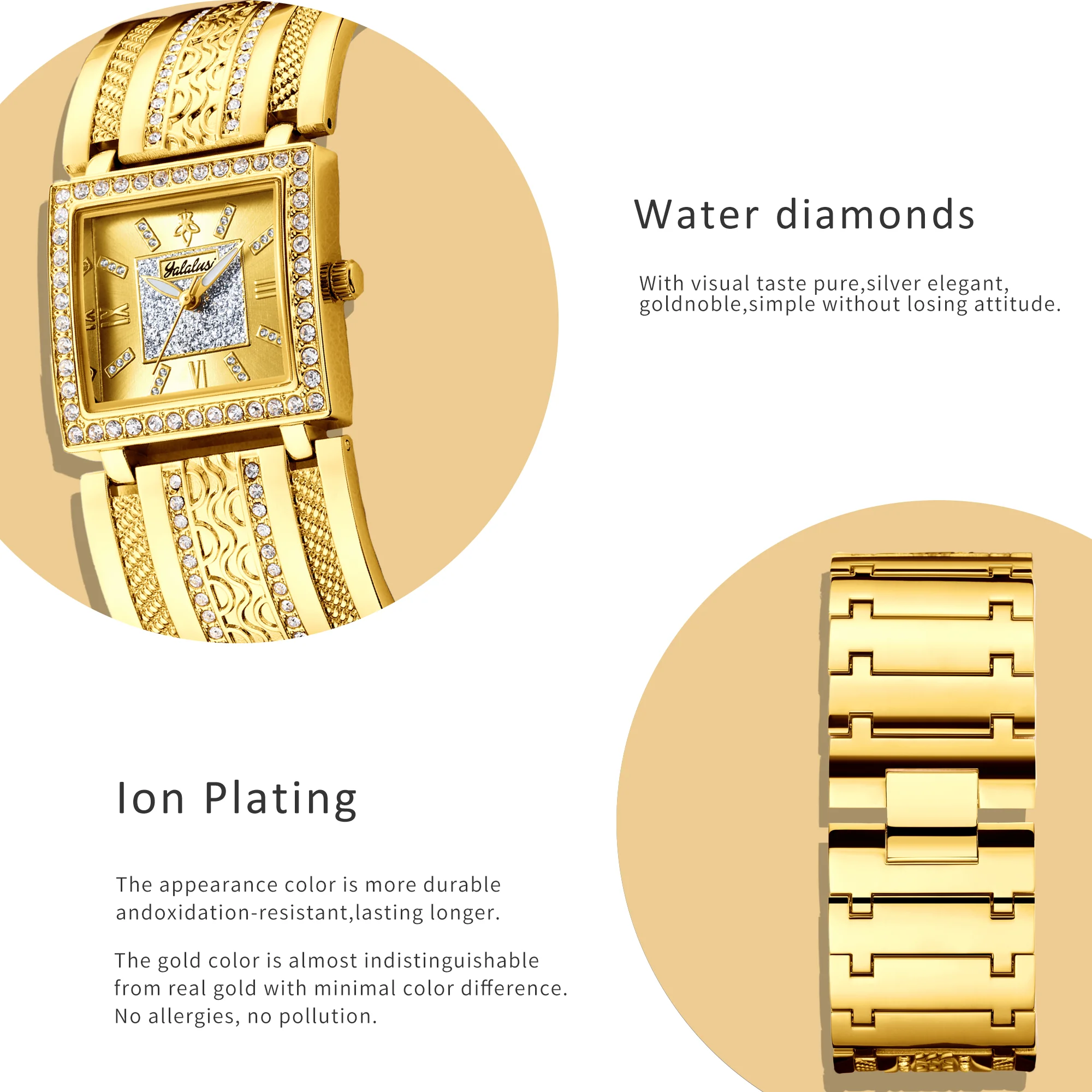 Yalalusi Fashion Waterproof Sports Watch Gold 4 | PricZone Yalalusi Fashion Waterproof Sports Watch Gold 4 | PricZone