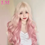 Lm Long Body Wave Ombre Golden Pink Cosplay Wigs Heat 5 | PricZone Lm Long Body Wave Ombre Golden Pink Cosplay Wigs Heat 5 | PricZone