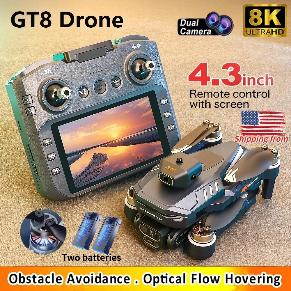 Gt8 Drone 43Inch Screen Control 8K Dual Camera Brushless 1 | PricZone Gt8 Drone 43Inch Screen Control 8K Dual Camera Brushless 1 | PricZone