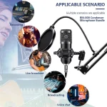 All In One Podcast Equipment Bundle Audio Mixer V8K Live 3 | PricZone