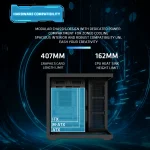 Yeah Magic Sword V 270° Column Free Panoramic View Atx PC 3 | PricZone