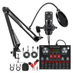 All In One Podcast Equipment Bundle Audio Mixer V8K Live 6 | PricZone