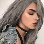 Long Wavy Middle Part with No Bangs Synthetic Fiber Curly 1 | PricZone