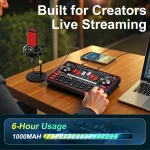 Audio Mixer with Bluetooth Soundboard To Play Music 7 | PricZone