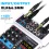 Bbomge 4 Channel 24 Dsp DJ Audio Sound Mixer Interface