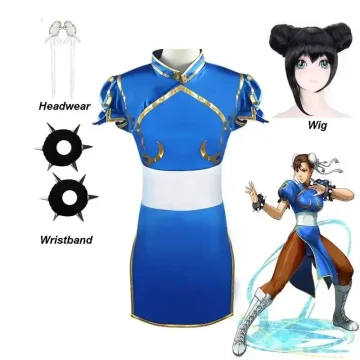 Games Chun Li Cosplay Costumes Halloween Party Sutorito 1
