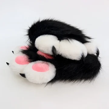 Halloween Christmas Costume 1 Pair Realistic Animal Paw 2