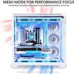 Compact Atx Mid Tower Computer Case with Tempered Glass and 4 | PricZone Compact Atx Mid Tower Computer Case with Tempered Glass and 4 | PricZone