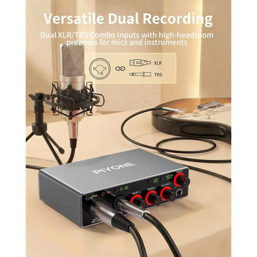 Dual-Channel 24-Bit/192Khz Audio Interface 12