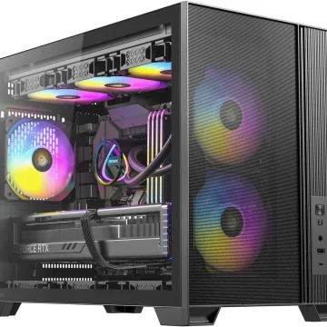 Micro Atx Gaming Case with 6 Pwm Fans Argb Lighting 1 | PricZone