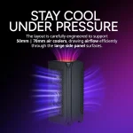 Compact Itx PC Tower Case Aluminum Design Vertical GPU 5 | PricZone Compact Itx PC Tower Case Aluminum Design Vertical GPU 5 | PricZone
