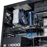 Mini Tower Computer Case with Full Mesh Front Panel Supports 6 | PricZone