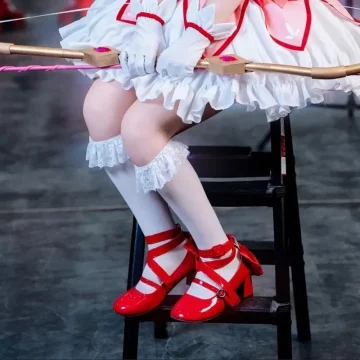 Anime Puella Magi Madoka Magica Kaname Cosplay Shoes Girls 2