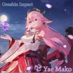 Yae Miko Costume Impact Uniform Wig Cosplay Anime Chinese 5 | PricZone