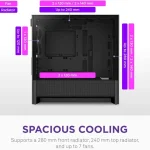 Micro ATX PC Case with Optimized Airflow Supports 5 | PricZone