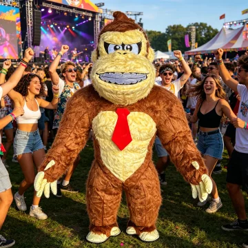 Inflatable Monkey Costume Parade Character Cosplay 1