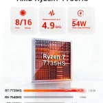 Firebat A6 PC Amd R7 7735Hs 8 Core 16 Thread Computer 16Gb 3 | PricZone