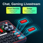 Audio Mixer Soundboard for PCPhone Live Streaming Singing 3 | PricZone