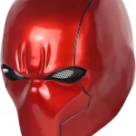 Red Hood Helmet Metallic Finish Mask Collectors 3 | PricZone