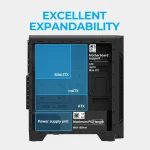 Atx MidTower PC Case with Full Acrylic Side Panel 3 4 | PricZone Atx Mid Tower PC Case with Full Acrylic Side Panel 3 4 | PricZone