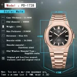New Pagani Design Rose Gold Men Watches Luxury 6 | PricZone