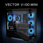 Compact Micro Atx PC Case with Pre Installed Argb Fans 2 | PricZone