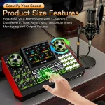 Live Sound Card Audio Mixer Podcast Equipment Bundle 2 | PricZone