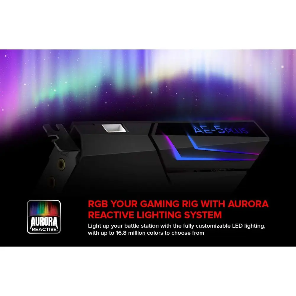 High-Resolution 32-Bit/384 kHz PCIe Gaming Sound Card 10