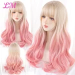 Lm Long Body Wave Ombre Golden Pink Cosplay Wigs Heat 2 | PricZone Lm Long Body Wave Ombre Golden Pink Cosplay Wigs Heat 2 | PricZone
