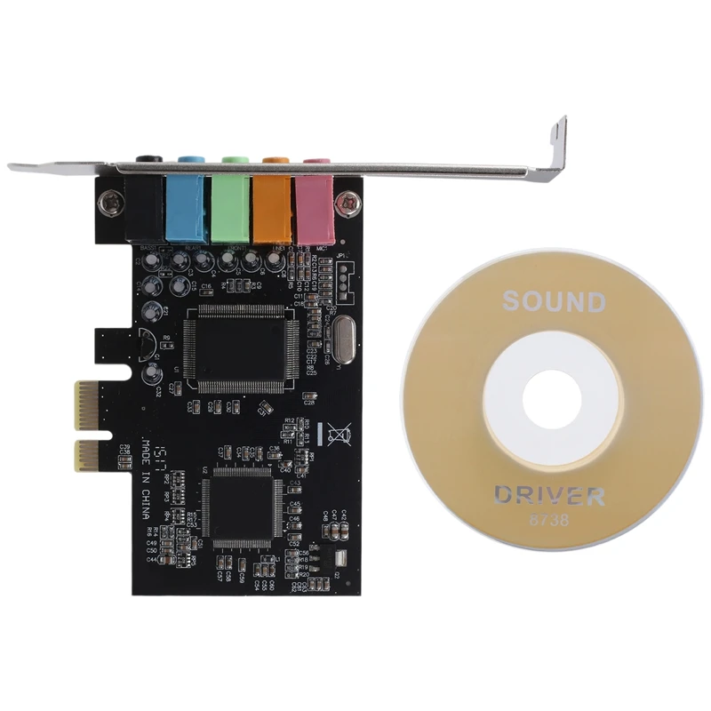1 Internal Sound Card for 10 with Low Profile Bracket 3D 2 | PricZone 1 Internal Sound Card for 10 with Low Profile Bracket 3D 2 | PricZone