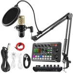 Podcast Equipment Bundle Bm 800 Studio Package with Voice 2 | PricZone