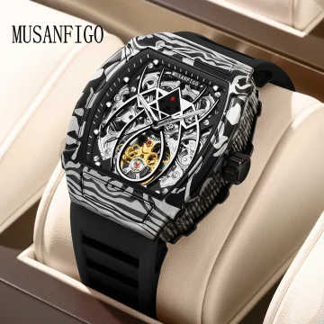 Musanfigo Spider Hollow-Out Design Luminous Silicone Strap 2