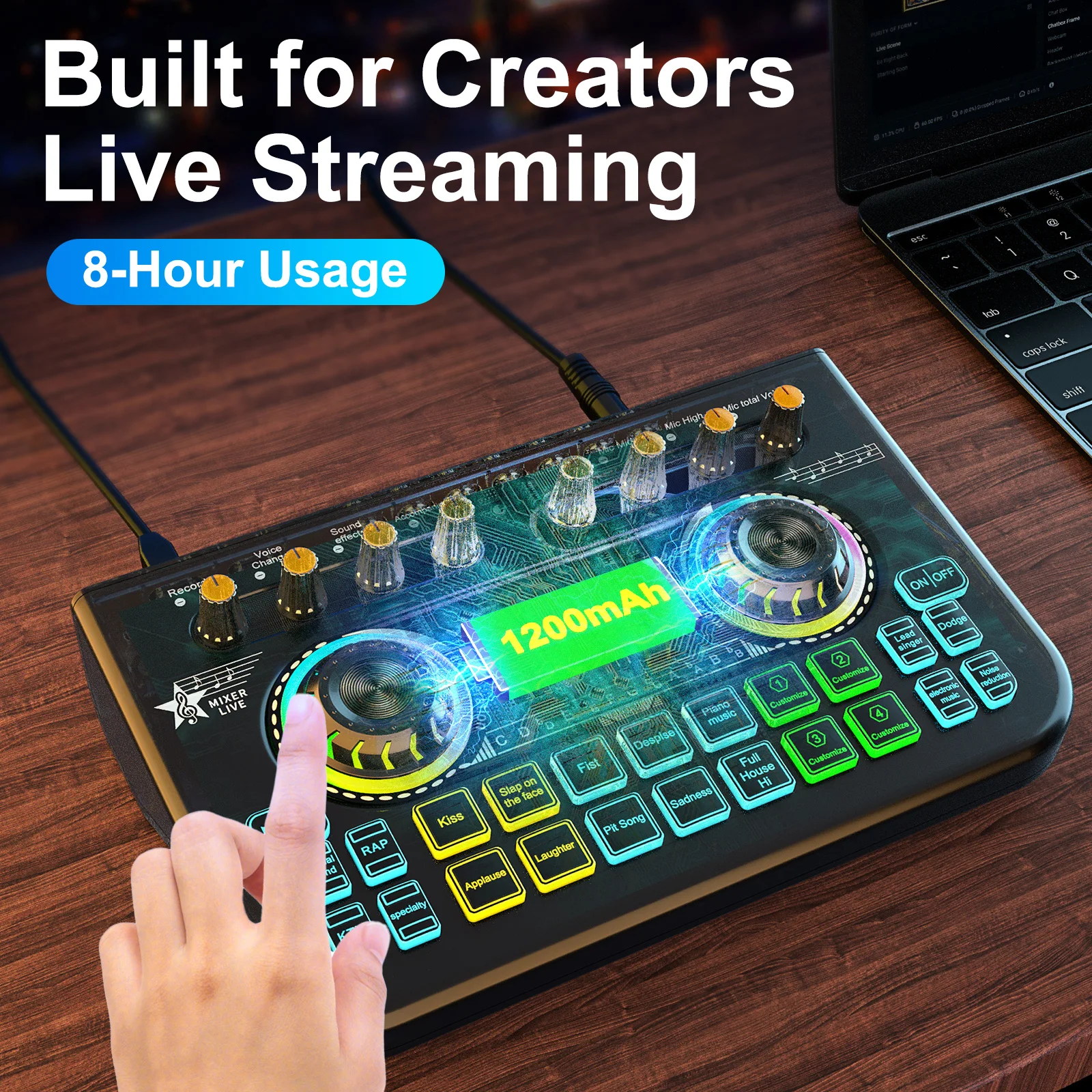 Tenlamp Mixer and Sound Card X3 for Studio Ideal for Use 5 | PricZone Tenlamp Mixer and Sound Card X3 for Studio Ideal for Use 5 | PricZone