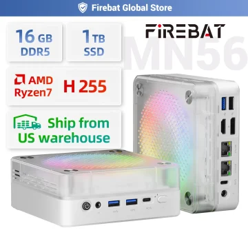 Firebat Mn56 RGB Gaming Desktop Amd R7 H 1